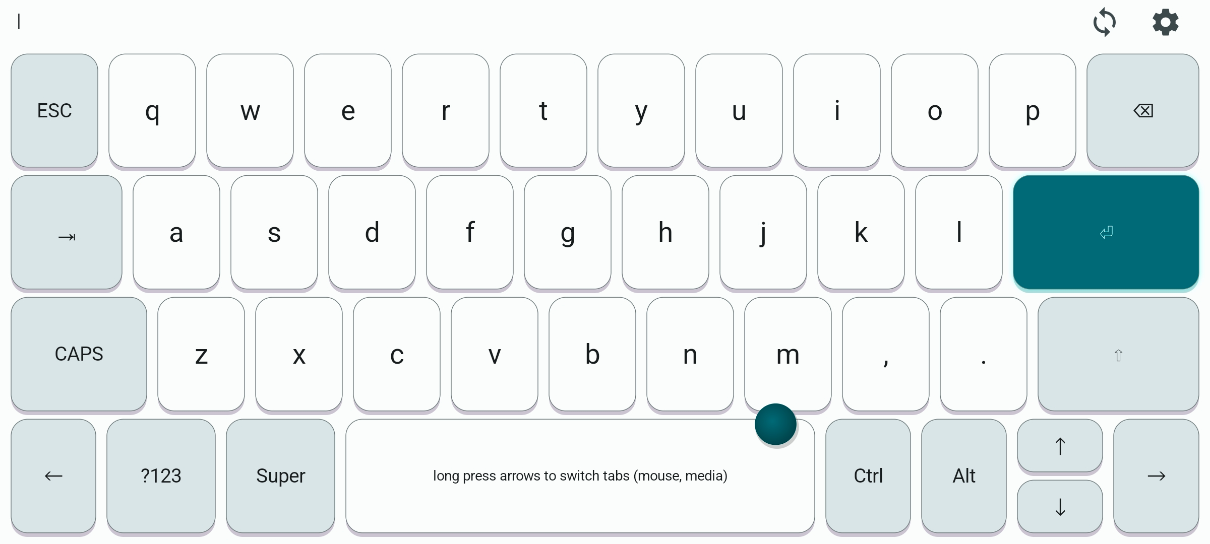 BlueKeys Keyboard Landscape