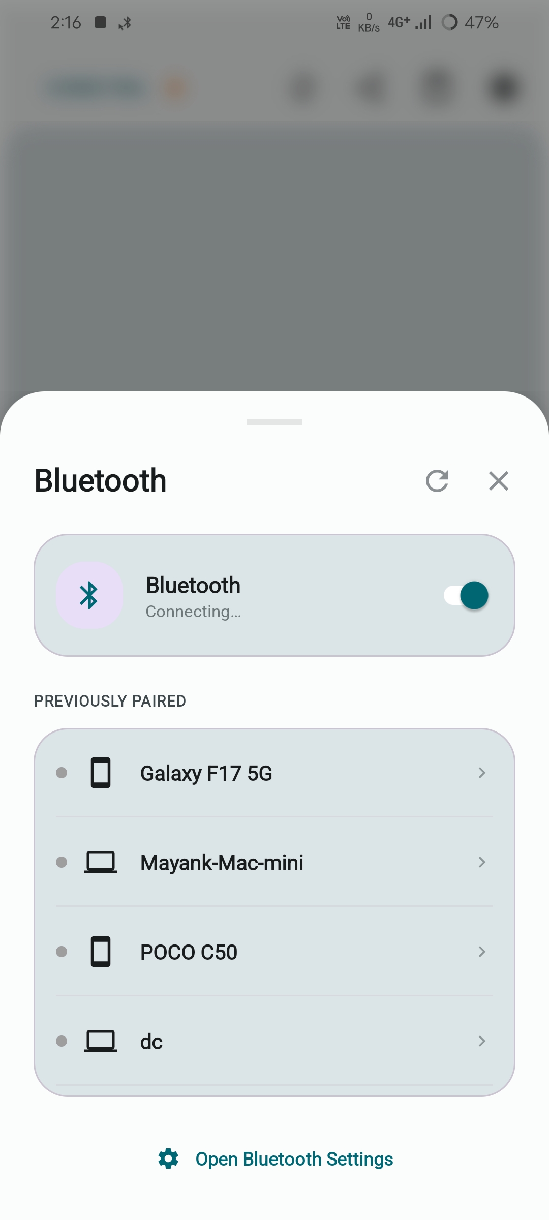 BlueKeys Bluetooth file and connection sharing